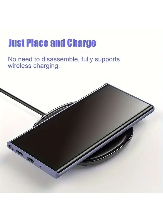 حافظة واقية ذات غلاف ناعم وردي لجهاز Samsung Galaxy S25 Ultra - Image 5